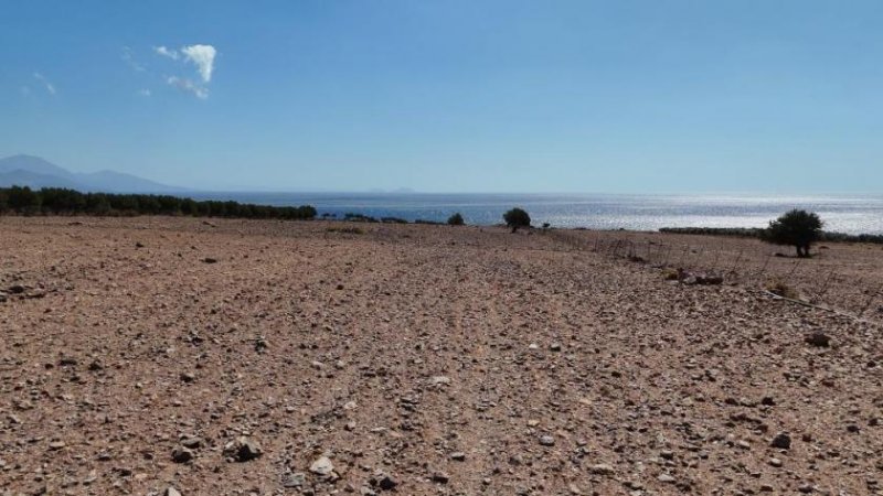 Skaloti MIT VIDEO Kreta, Skaloti: Großes Baugrundstück mit Meer- und Bergblick an der Südküste Grundstück kaufen